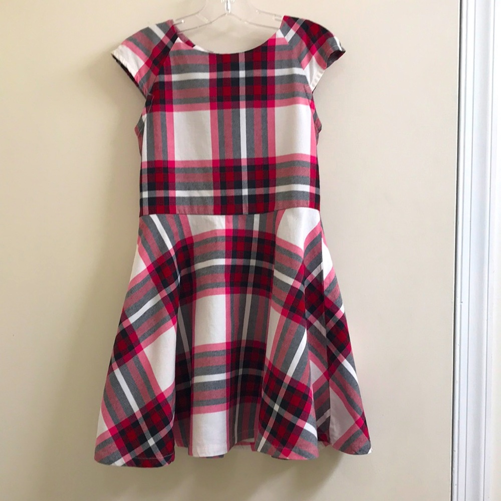 Red plaid  dress